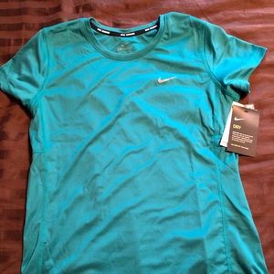 Nike Woman’s Legend Short Sleeve Shirt - Teal